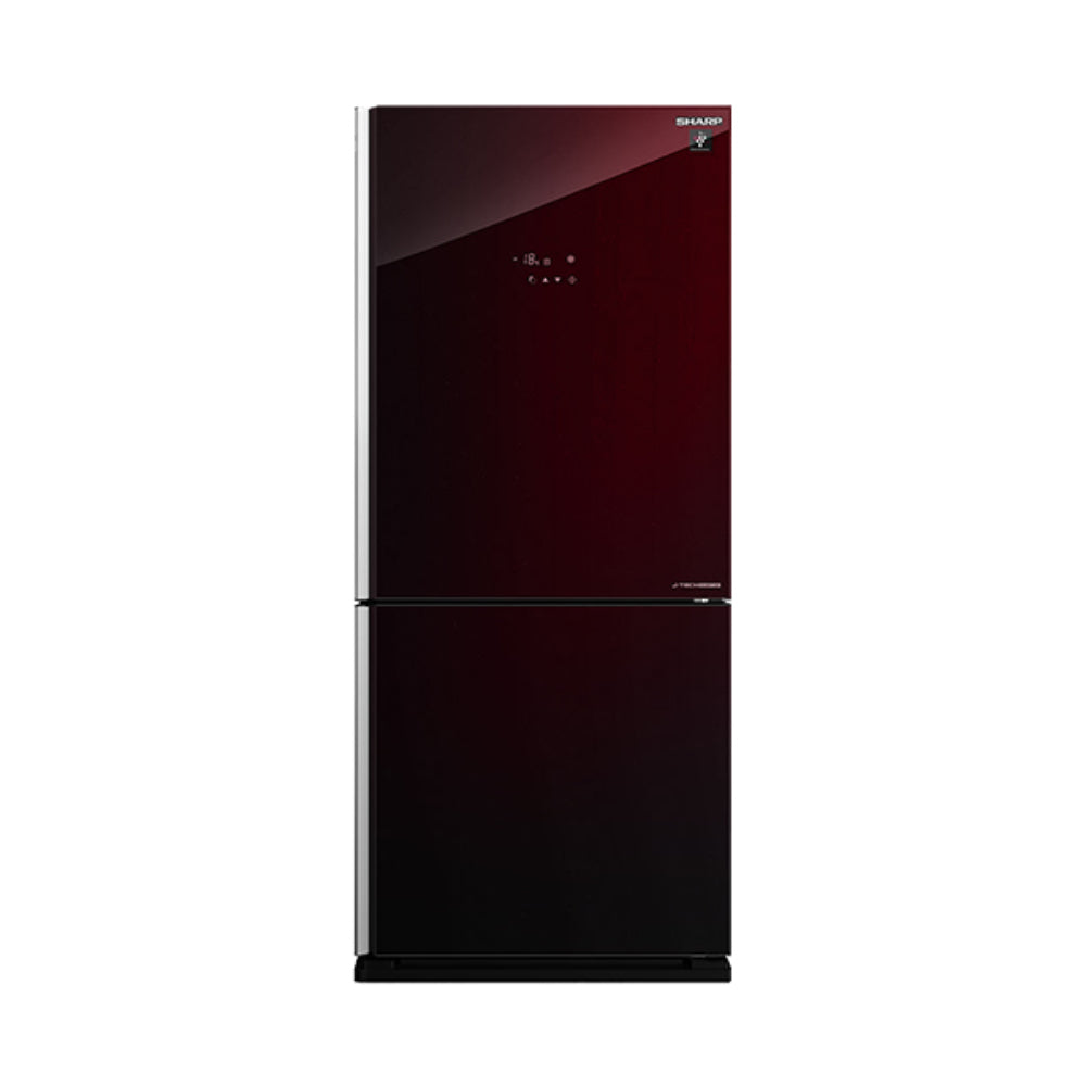 Sharp No Frost Inverter Digital Refrigerator 558 Liter Red SJ-GV73J-RD. Sharp No Frost Inverter Digital Refrigerator 558 Liter Red SJ-GV73J-RD.